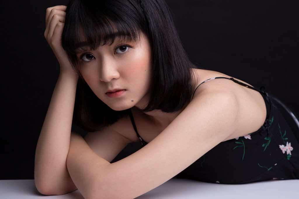 Portrait of a young vietnamese girl