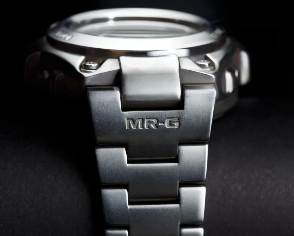 Casio MR-G 100 vintage watch strap, product photography