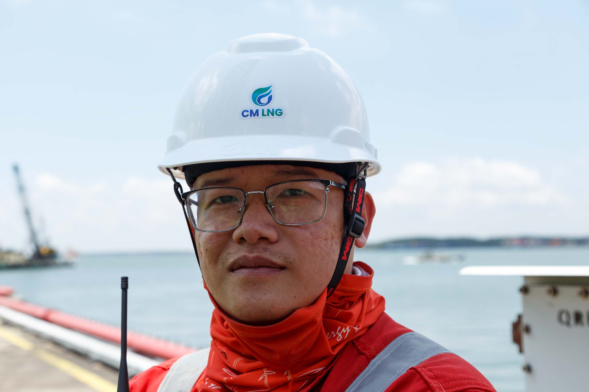 portrait of a worker in a LPG company