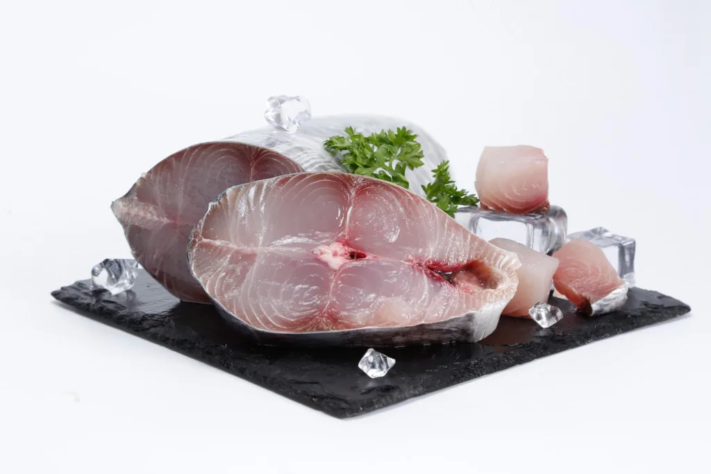 Mackerel cut, fresh food sold in coop mart, food photography
